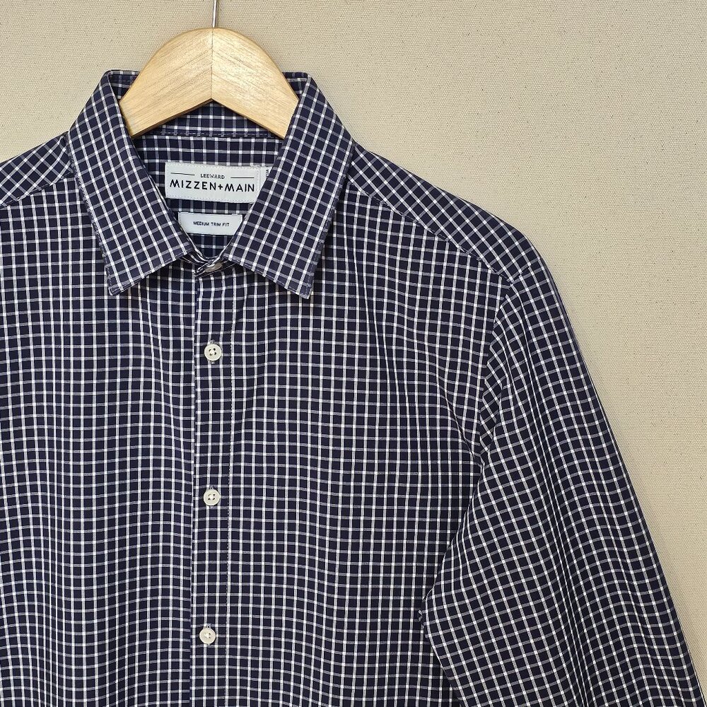 Mizzen+Main Leeward Button Down Trim Fit M